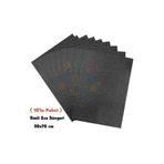 Minopi Siyah Renkli Simli Eva Süngeri 50X70 cm 10'lu Paket 1.5 mm