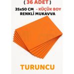 Minopi Turuncu Renkli Mukavva 36 Adet 35x50 cm Sert Karton Mukavva