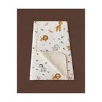 Minory Baby -%100 Pamuk Bebek Battaniyesi | Pikeli | 100x100 Yeşil 100 x 100