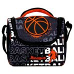 Minosso Basketbol Desenli Erkek Çocuk Thermo Beslenme Çantası 3010 - Turuncu - Siyah