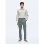 Mint Düz Dokuma Regular Fit Casual Pamuk Karışımlı Pantolon