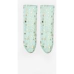 Mint Gold Küçük Yıldız Detaylı Kız Çocuk Tül Çorap - 02Y-Yeşil - 0 - 2 Yaş