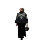 Mint Siyah Saten Bluz (2XL)