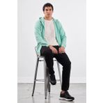 Mint Yeşili Erkek Sweatshırt - Regular Fit