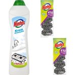 Mintax Amonyak Krem Temizleyici 750 Ml+Mintax Çelik Ovma Teli 2x4 Adet