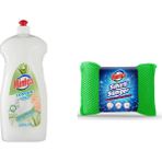 Mintax Losyon Bulaşık Deterjanı 1350 ml + Mintax Sihirli Sünger - 135 ml