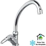 mintev Aç Kapa Mix Mermerden Tek Su Girişli Lavabo Mutfak Bataryası