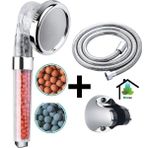 Mintev Eco Duş Seti Filtreli Boncuklu Krom Hortum ve Mafsal ile Ergonomik Kullanım Sunar