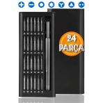 Mintola 24 Parça Çelik Saatçi Tornavida Seti Hassas Saatçi Elektronikçi Bilgisayarcı Telefoncu Tornavida