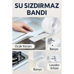 Mintola Su Sızdırmaz Geçirmez Bant Lavabo Küvet Kenar Bandı Küvet Duş