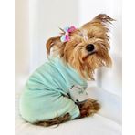Minty Palm Kalın Penye Köpek Tulum Pijama M