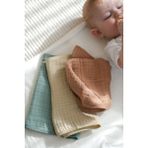 Minuche 6'lı Müslin Bebek Ağız Mendili 25X50 cm - 4 Katlı Ultra Yumuşak %100 Pamuk Müslin Bez - Çok Renkli - 20 x 50 cm