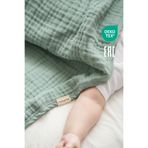 Minuche Müslin Bebek Kundak Örtüsü 120X120 cm - %100 Pamuk 4 Kat Müslin Bebek Battaniye