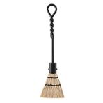 Minuteman International Halat Kolu Tek, Mini Fırça Şömine Aleti, Mini 18", Siyah