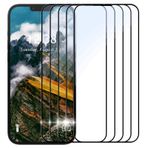 MINUUISCT Realme Note 50 için 5 Paket Zırhlı Cam Ekran Koruyucu, Kapsama Temperli Cam, 9H Sertlik Koruyucu Film HD Ekran Koruyucu Koruyucu Cam