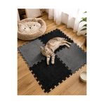 MİNUZ Kedi Tırmalama Halısı Puzzle Kedi Tırmalama Matı Kedi Tırmalama Paspası Kedi Oyun ve Yatma Alanı Duvar Tipi ve Zeminde Kullanılabilir Yapışkanlı Modüler Kedi Tırmalama Halısı 4’lü Set 2’li Set