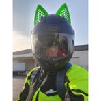 Minyatür Bahçem Kedi Kulağı Kask Aksesuarı Kask Aparatı