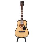 Minyatür Gitar, Stand, Zarif Saklama Kutusu Ve Ofis Masası Dekorasyonu (16cm)