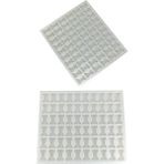 Minyatür Özel Üretim Parke Kilit Taşı Silikon Kalıp (1,8*1,2*0,6cm)
