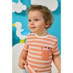 Minycenter Erkek Bebek Tshırt - Çok Renkli - 6 - 9 Ay