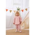 Minycenter Kız Bebek Ceket Pembe - 0 - 3 Ay