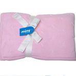 Minycenter MNT309K011 Pembe Triko Kız Bebek Battaniye