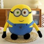 Minyonlar Bob 30 cm Peluş Oyuncak Minions Plush Hediyelik Oyuncak - Çok Renkli