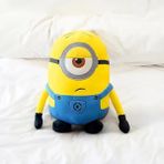 Minyonlar Stuart 40 cm Büyük Peluş Oyuncak Minions Plush Hediyelik Oyuncak - SARI/MİNYONLAR