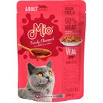 Mio 100 gr Pouch Dana Etli Yetişkin Kedi Maması