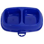 Mio 2 x 0.4 lt 2'li Küçük Plastik Kedi ve Köpek Mama Kabı