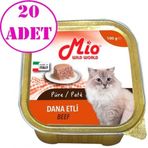 Mio Dana Etli Pure 20x100 gr Kedi Maması