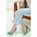 Mio Gusto Basic Yeşil Stiletto