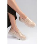 Mio Gusto Casey Ten Rengi Rugan Kalın Tabanlı Kadın Loafer Ayakkabı
