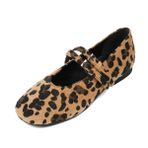 Mio Gusto Daria Leopar Desenli Atkılı Kadın Babet