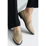 Mio Gusto River Vizon Kadın Loafer Ayakkabı