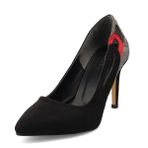 Mio Gusto Siyah Süet Stiletto 42
