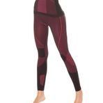 MioFit Fast Dry Yüksek Bel Seamless Spor Tayt SİYAH-PEMBE L-XL