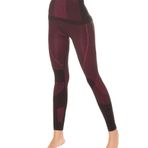 MioFit Fast Dry Yüksek Bel Seamless Spor Tayt SİYAH-PEMBE S-M