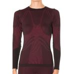 MioFit Kadın Comfortable Fit Dry Uzun Kollu Dikişsiz Spor Tişört SİYAH-PEMBE L-XL