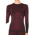 MioFit Kadın Comfortable Fit Dry Uzun Kollu Dikişsiz Spor Tişört SİYAH-PEMBE S-M