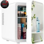 Mioji 212 4L Led Işıklı Kozmetik Makyaj Krem Sıcak Ve Soğuk Ayarlı Taşınabilir Fridge Mini Dolap - Beyaz