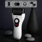 Mioji GN5 500mAh Şarjlı Ayak Topuk Törpüsü Peeling Ayak Pedikür Makinesi (2 Yedek Topuk Taşı Hediye) - Beyaz