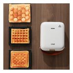 Mioji Mio WT2 Çok Fonksiyonlu Waffle ve Tost Makinesi – 3 Farklı Plaka, Yapışmaz, Kompakt Tasarım