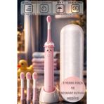 Mioji Oral B2 Kids Care Şarj Edilebilir Çocuk Diş Fırçası Pembe + 3 Yedek Başlık ve Taşıma Çantası Hediye