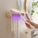 Mioji UV5F 1200mAh Şarj Edilebilir UV Sterilizatörü Otomatik Diş Fırçası Tutucusu