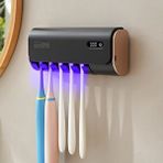 Mioji Uv5f Pro 2600Mah Şarj Edilebilir Uv Sterilizatörü Diş Fırçası Tutucusu Siyah