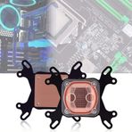 Miokycl sıvı Bilgisayar Pc Cpu Su Soğutma Bloğu Su Bloğu Sıvı Soğutucucpu Soğutucu Werblock 15×9×2 Bilgisayar Pc Cpu Su Soğutma Bloğu Su Bloğu sıvı Soğutucu Için 50mm