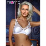 Miorre Balensiz Dantel Detaylı Minimizer Toparlayıcı Sütyen - Beyaz - 100B