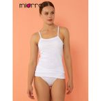 Miorre Doğal Pamuk Bayan Atlet - 3XL - Beyaz