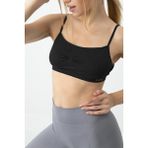 Miorre Doremi Seamless Ince Ayarlanabilir Askılı Kapsız Büstiyer - L - XL - Siyah